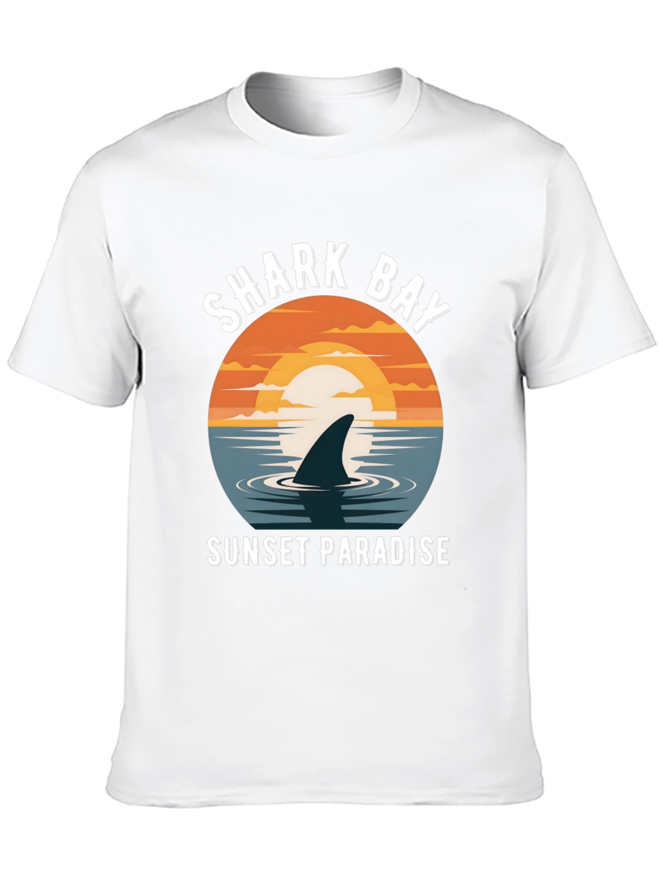 Shark Bay Sunset Paradise Graphic Tee