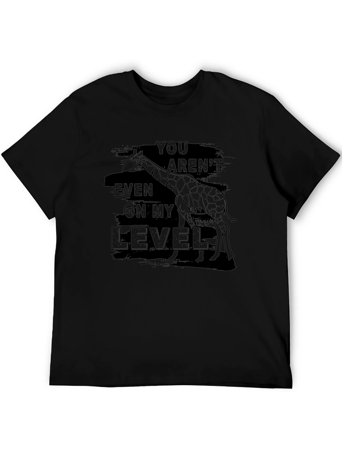 Giraffe Level T-Shirt - Funny Sarcastic Tee