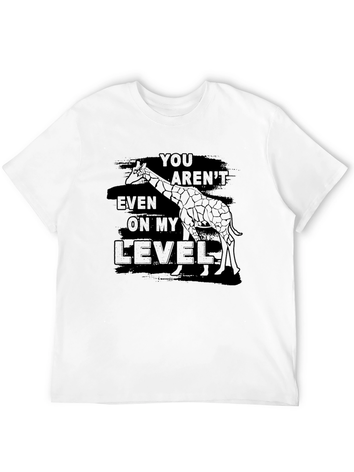 Giraffe Level T-Shirt - Funny Sarcastic Tee