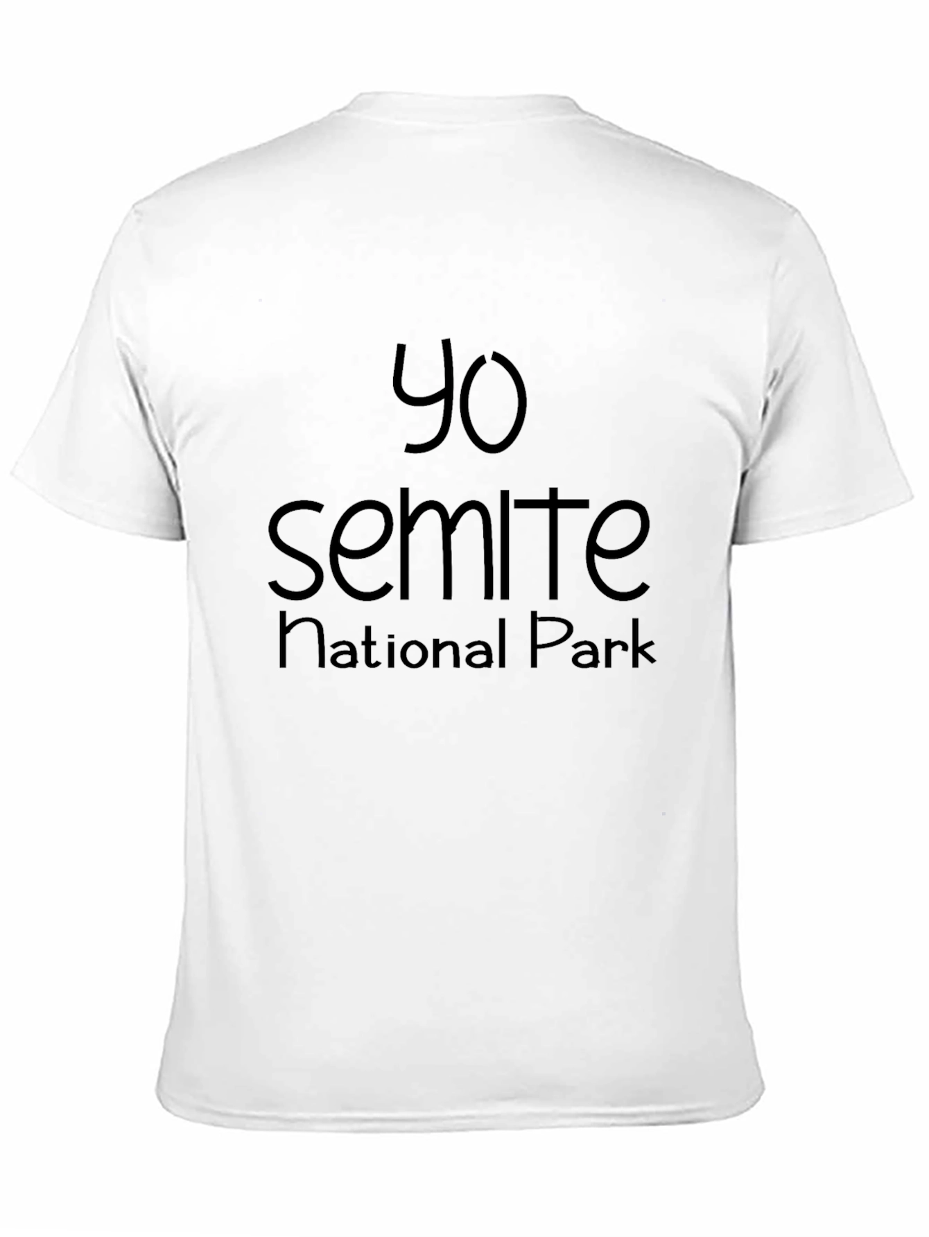 Yo Semite National Park T-Shirt - Black Graphic Tee