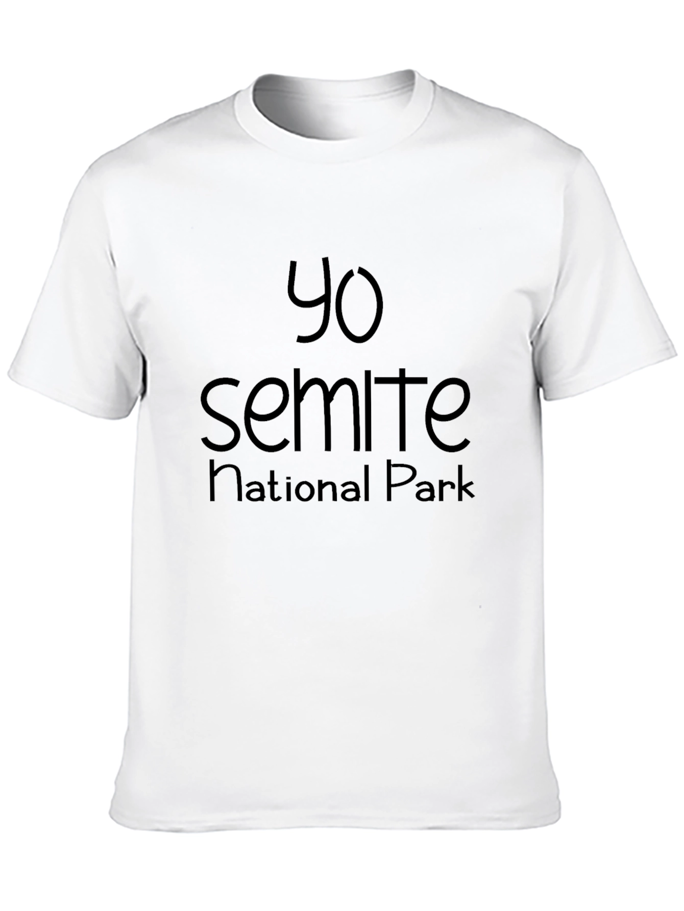 Yo Semite National Park T-Shirt - Black Graphic Tee