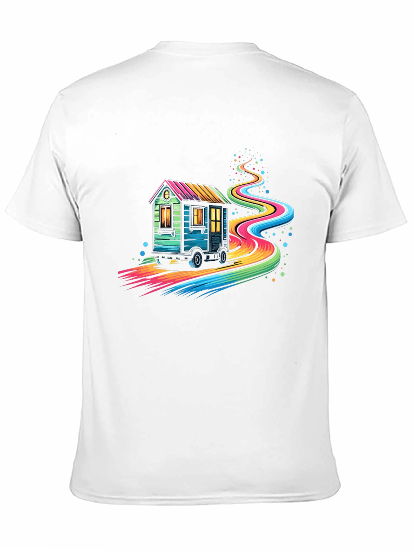 Rainbow Road Tiny Home T-Shirt