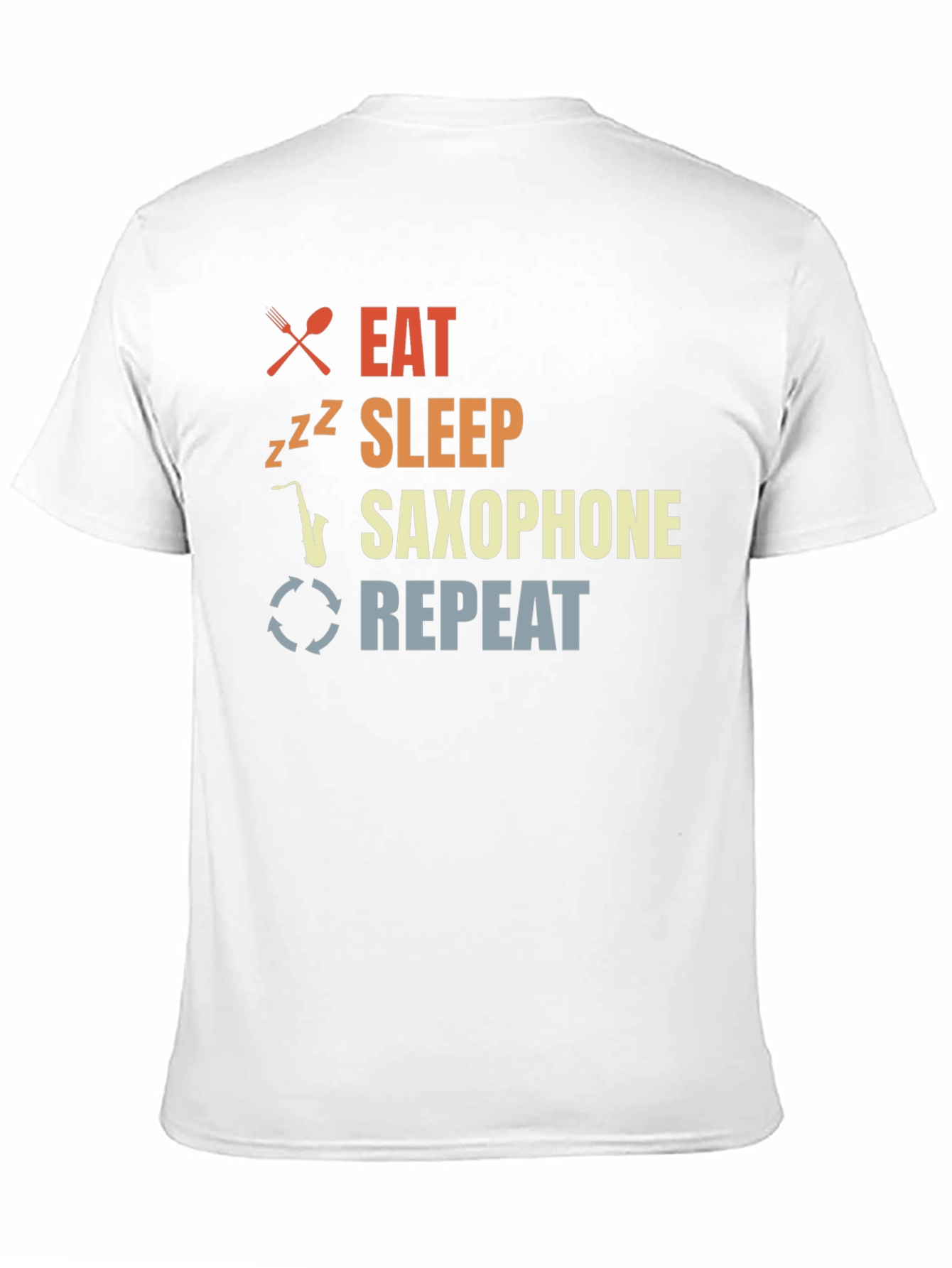 Eat Sleep Saxophone Repeat T-Shirt