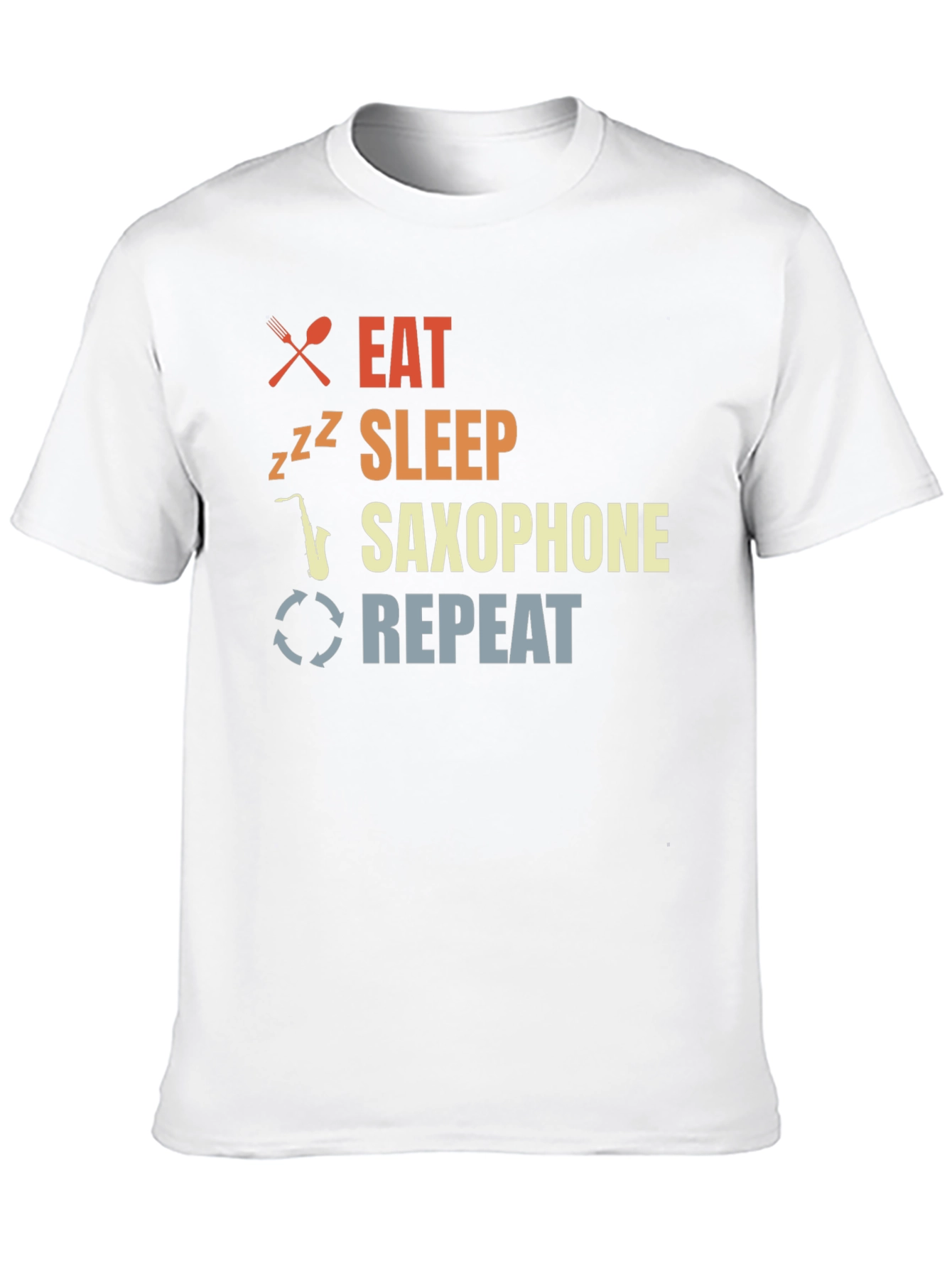 Eat Sleep Saxophone Repeat T-Shirt