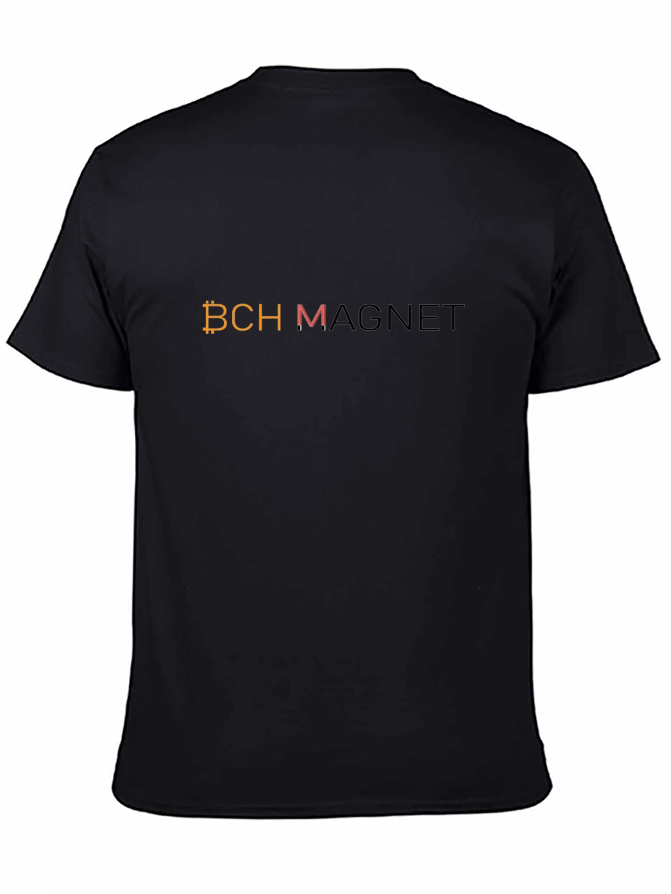 BCH Magnet Black T-Shirt | Crypto Apparel