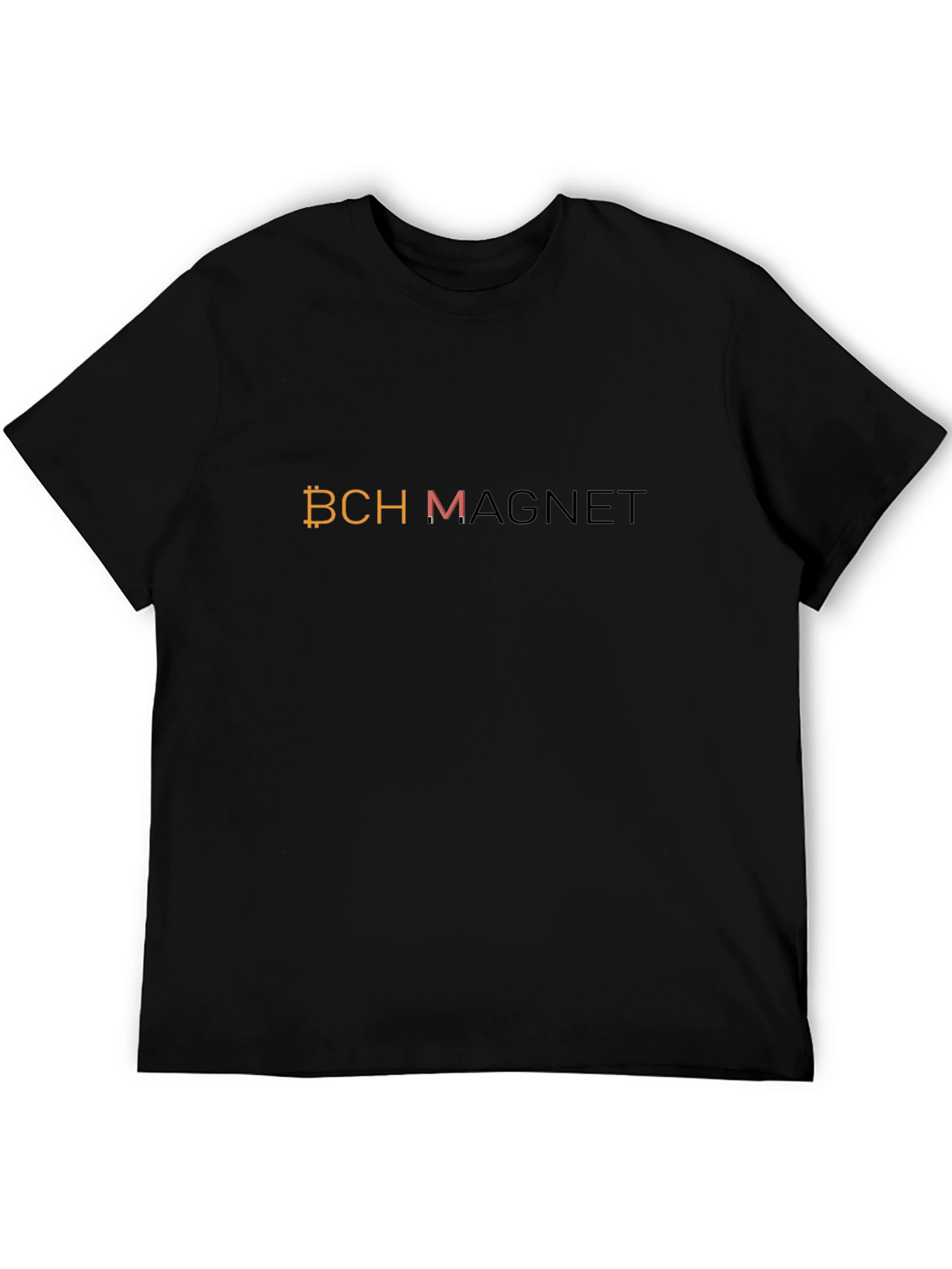 BCH Magnet Black T-Shirt | Crypto Apparel