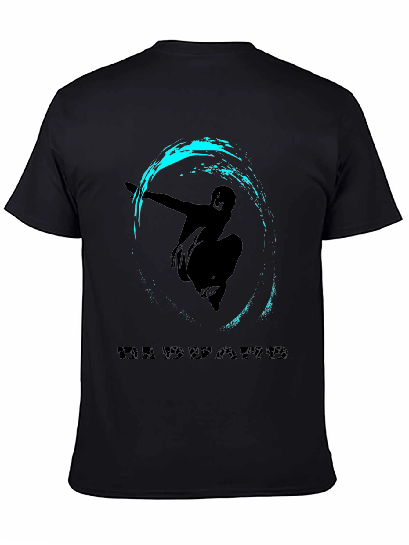Stylish Black T-Shirt with Edwaard Graphic