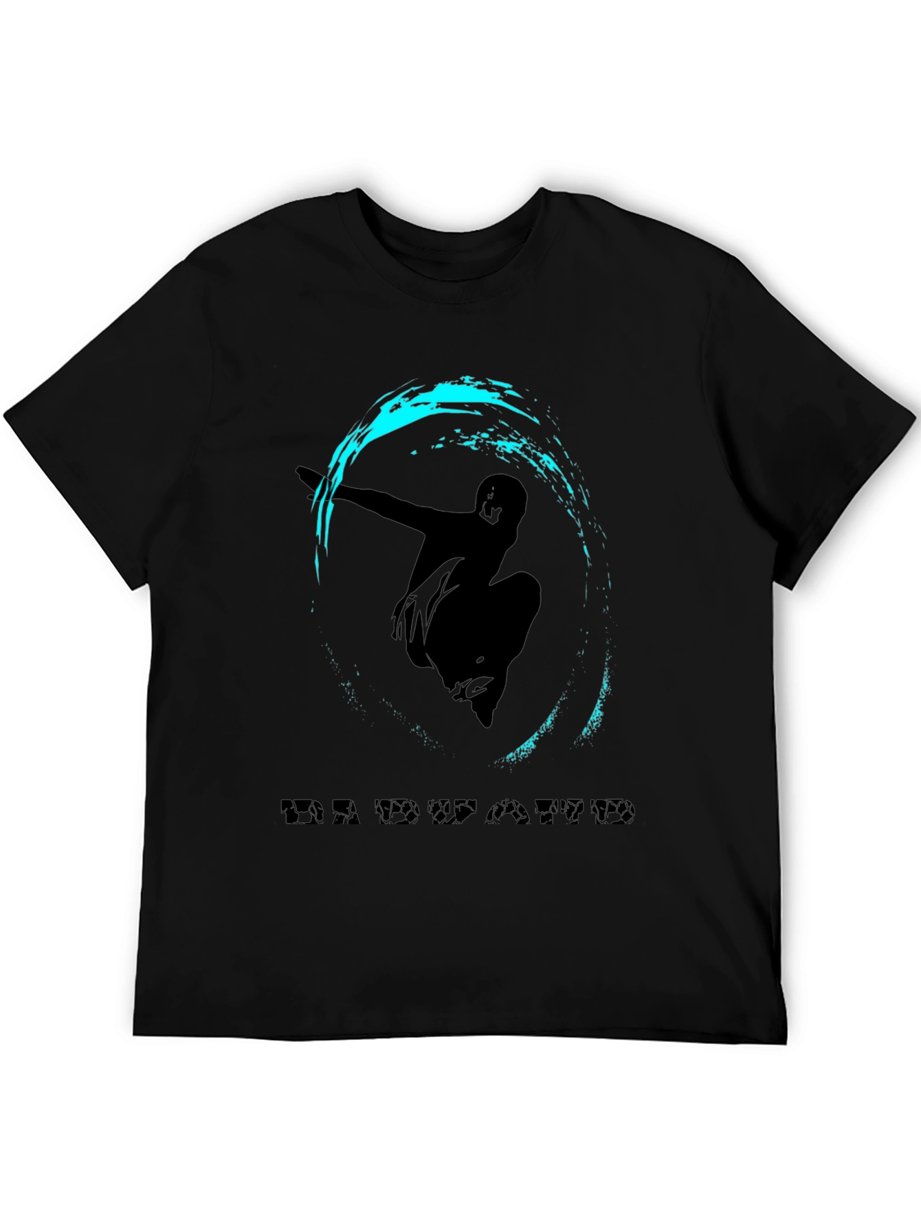 Stylish Black T-Shirt with Edwaard Graphic