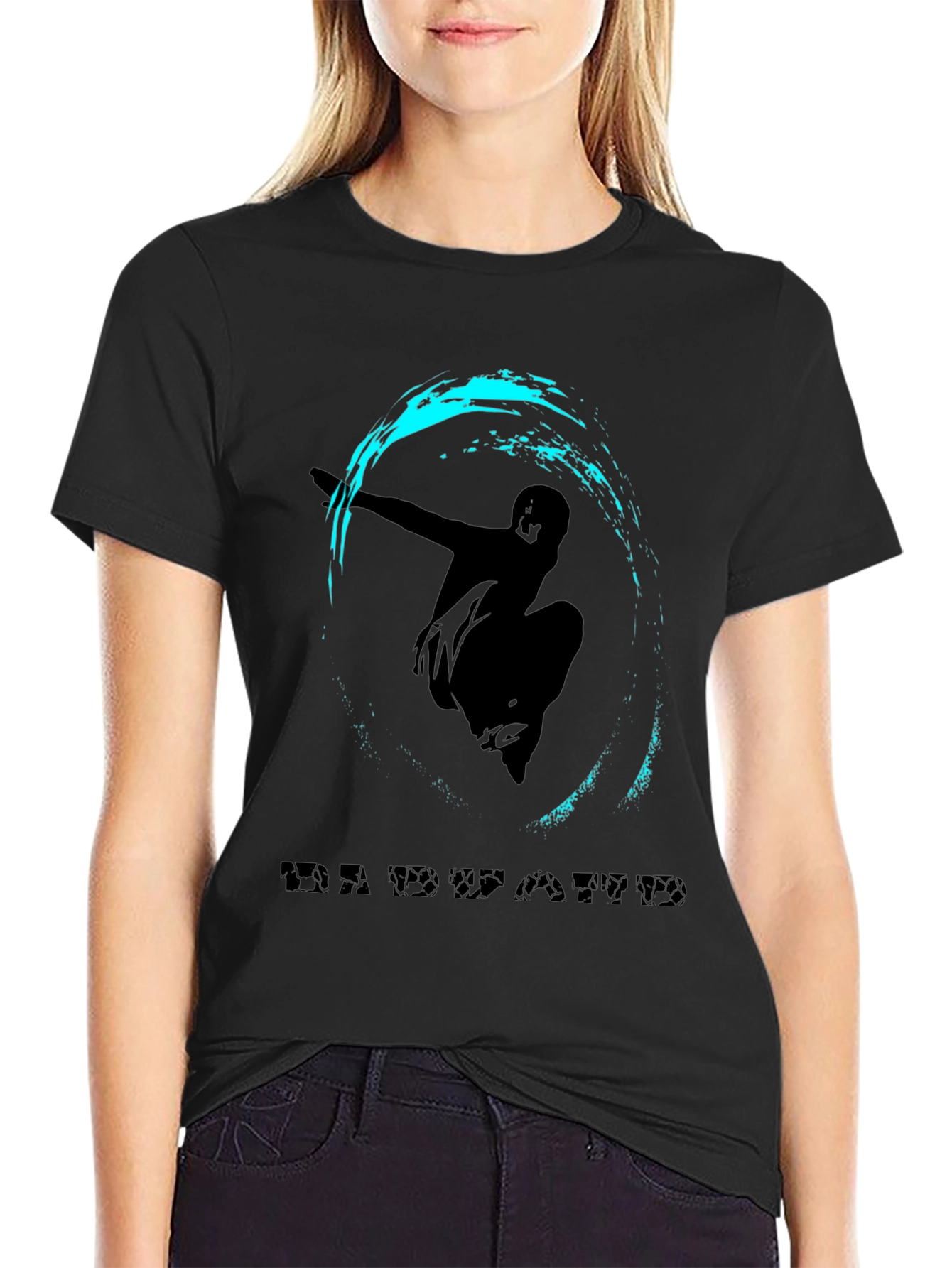 Stylish Black T-Shirt with Edwaard Graphic