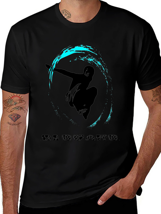 Stylish Black T-Shirt with Edwaard Graphic