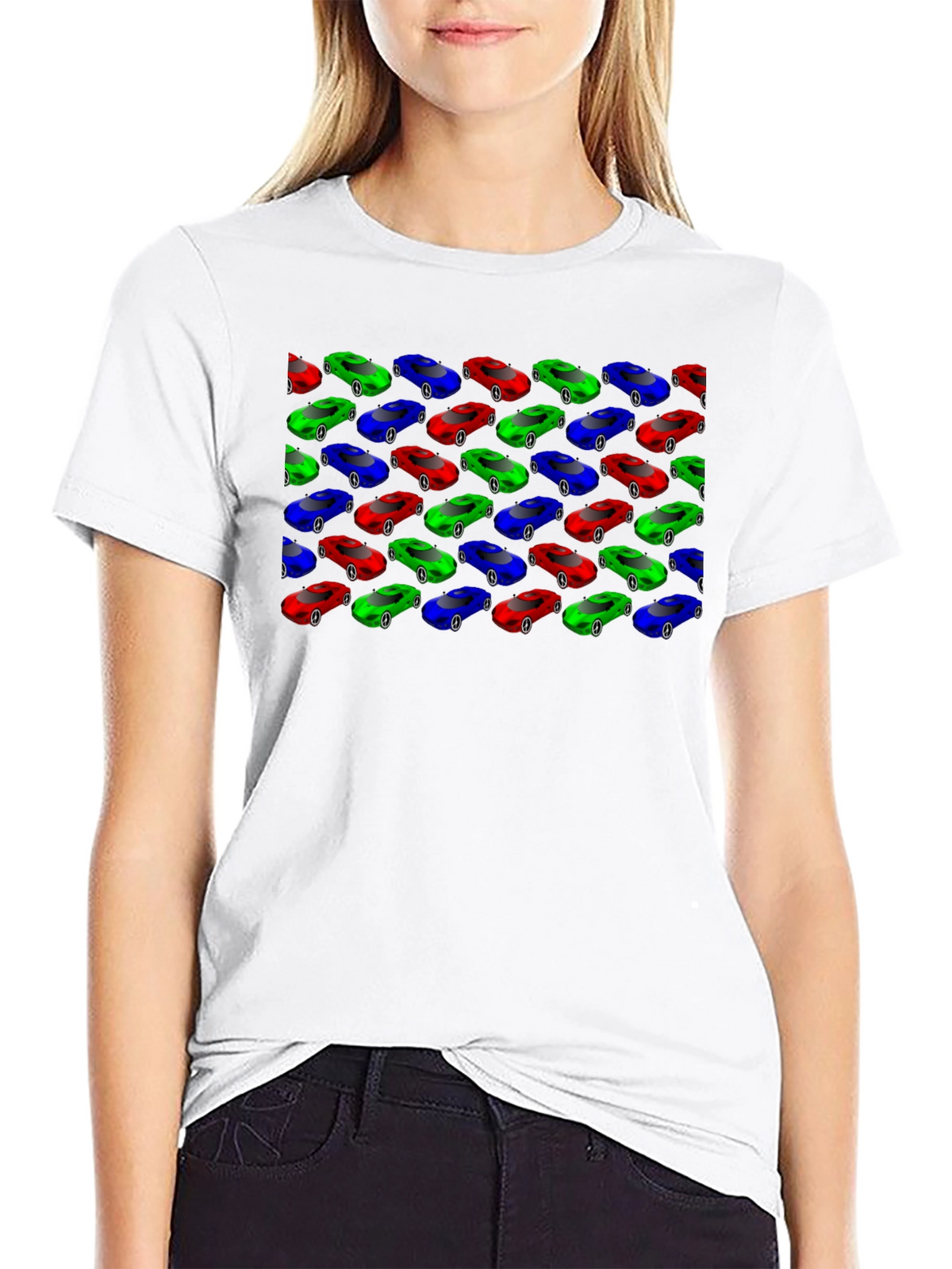 Cars Pattern T-Shirt: Unique Design Comfortable Fit