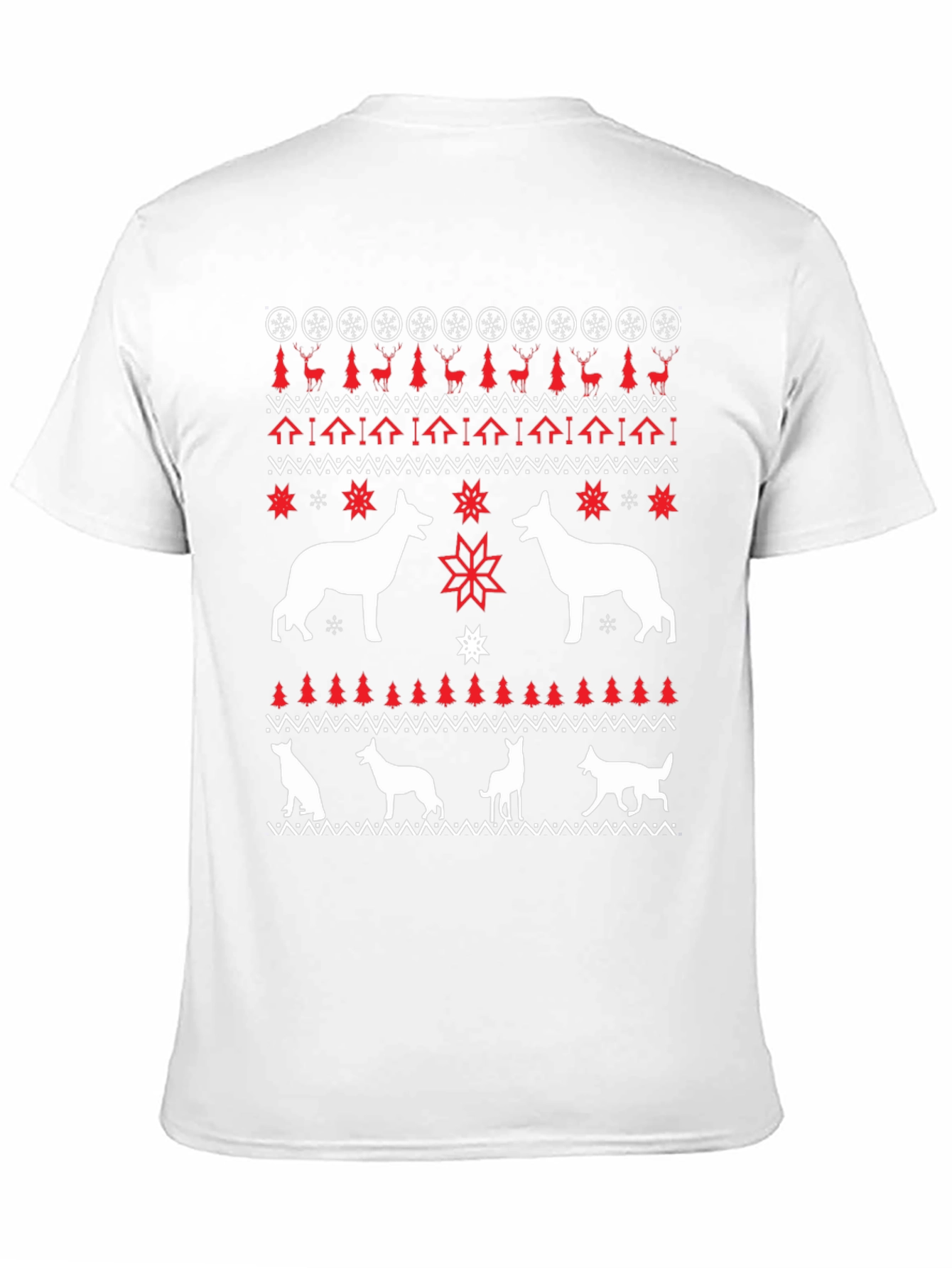 Dog Breed Ugly Christmas Sweater T-Shirt