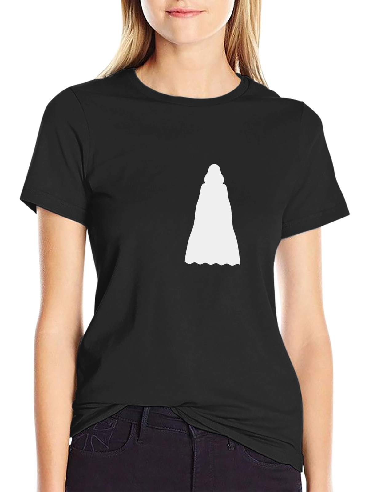 Mystic Cloak Graphic Tee - Black Cotton Shirt