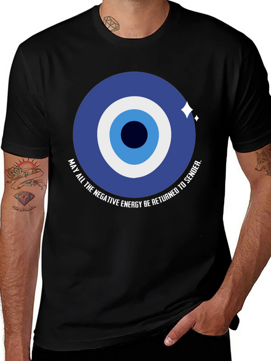 Evil Eye Protection T-Shirt - Return to Sender Design