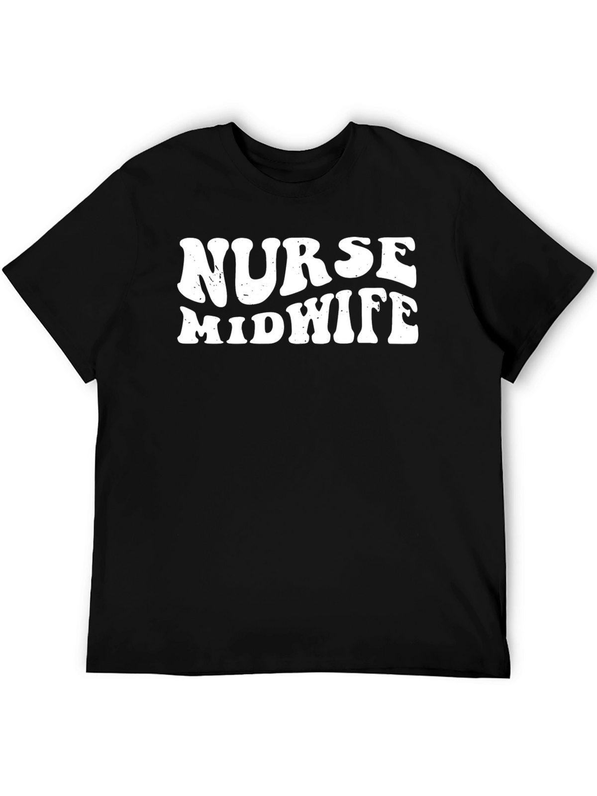 Nurse Midwife Graphic T-Shirt - Black