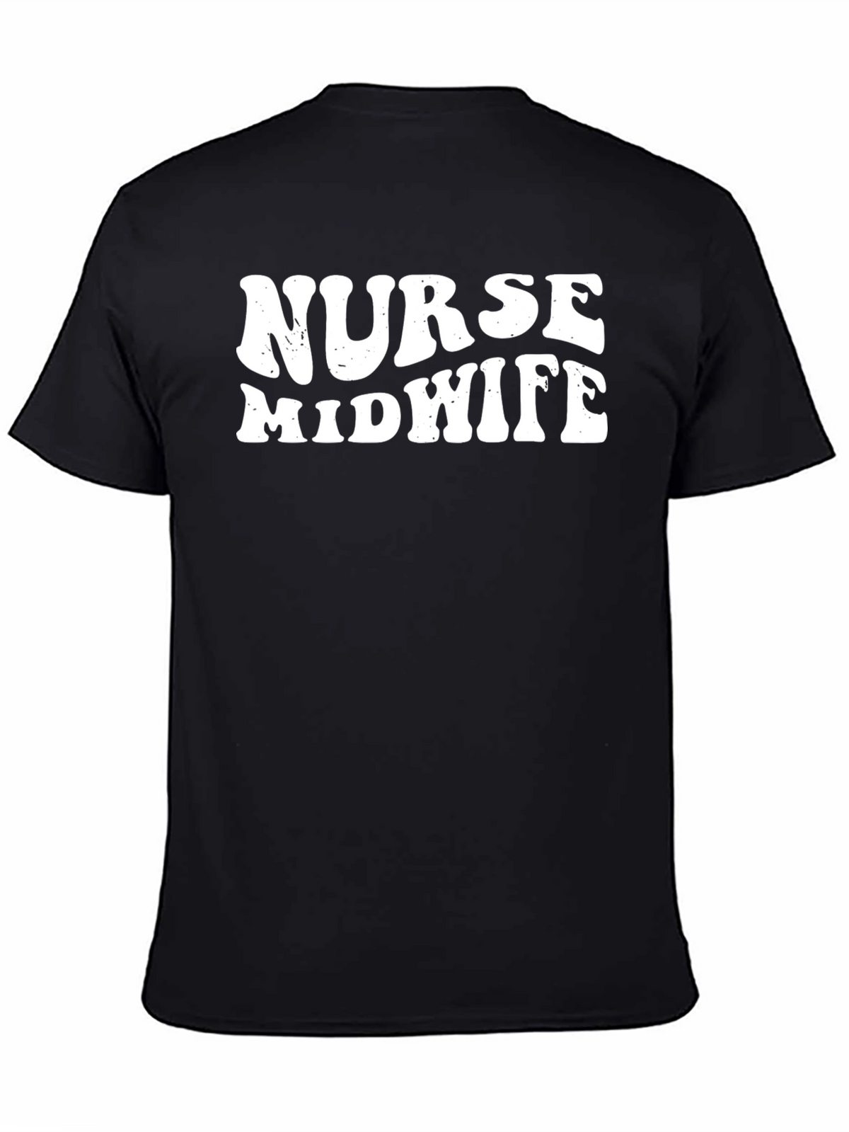 Nurse Midwife Graphic T-Shirt - Black
