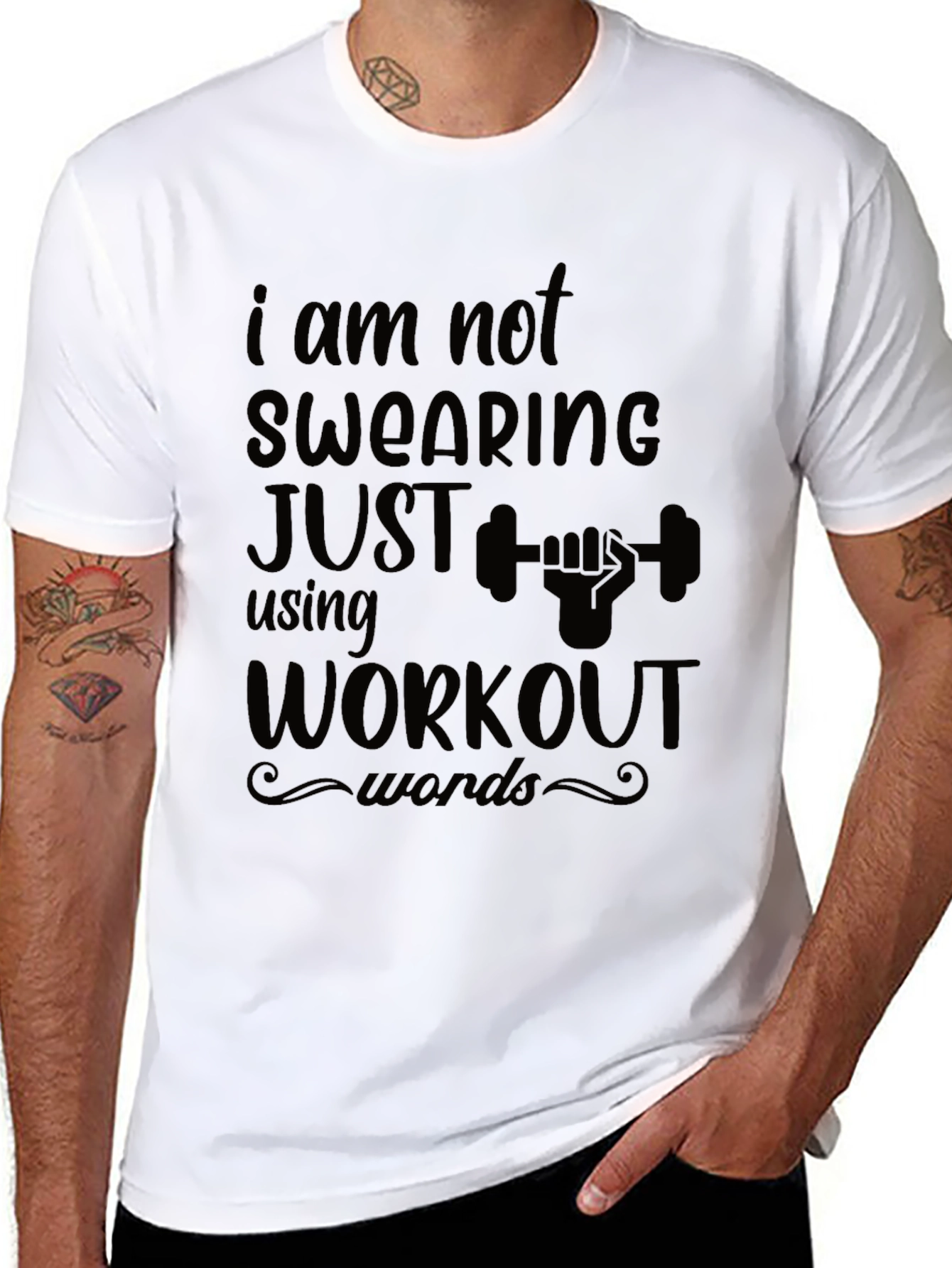 Workout Words Funny T-Shirt