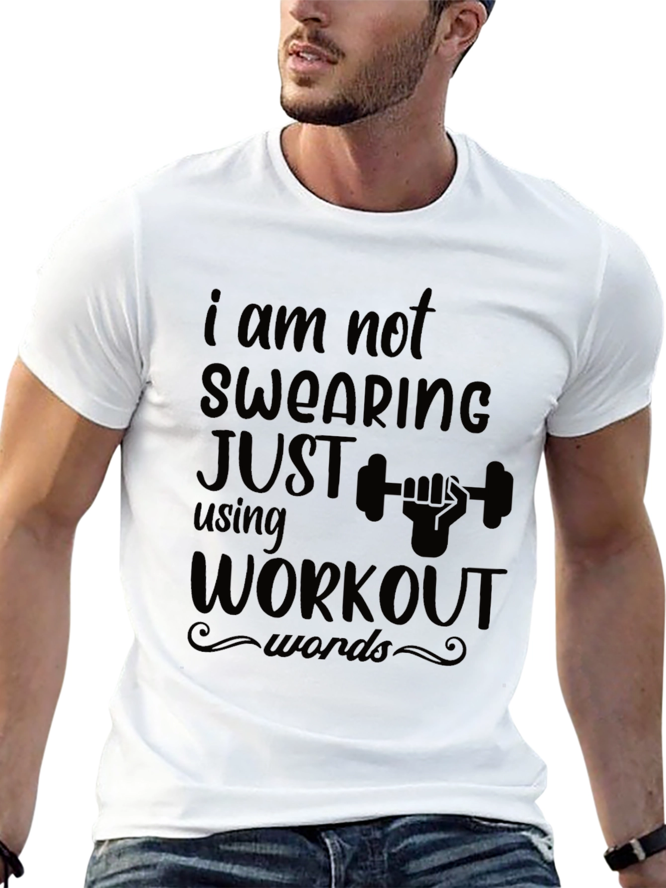 Workout Words Funny T-Shirt