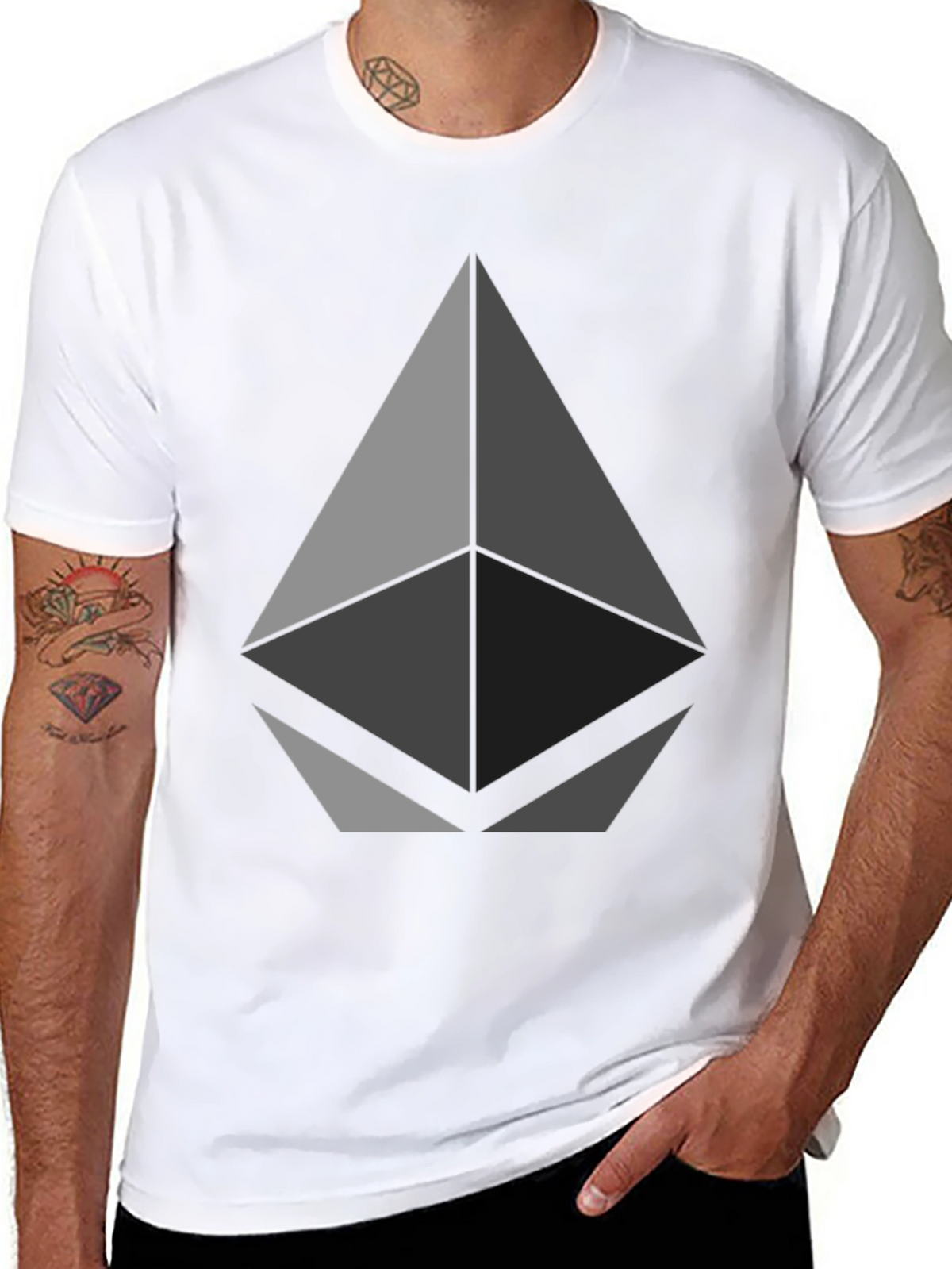 Ethereum Logo Black T-Shirt