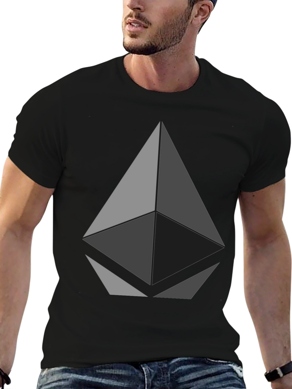 Ethereum Logo Black T-Shirt