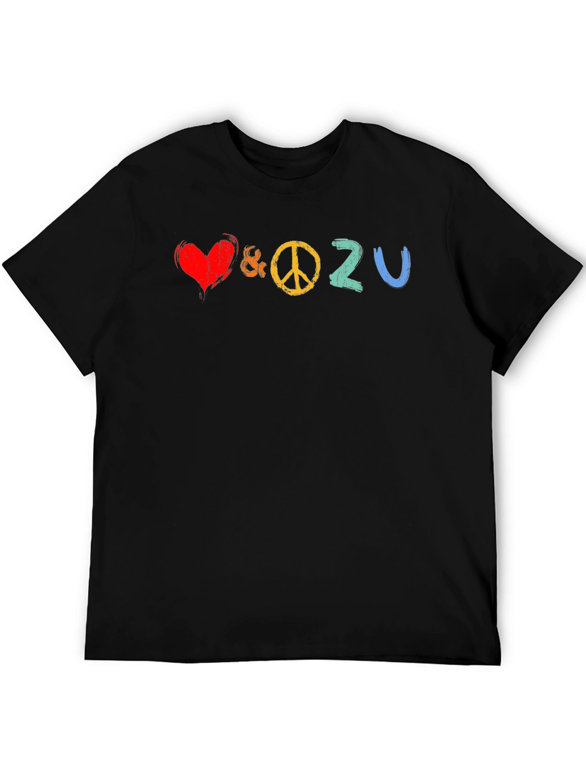 Love and Peace Graphic T-Shirt