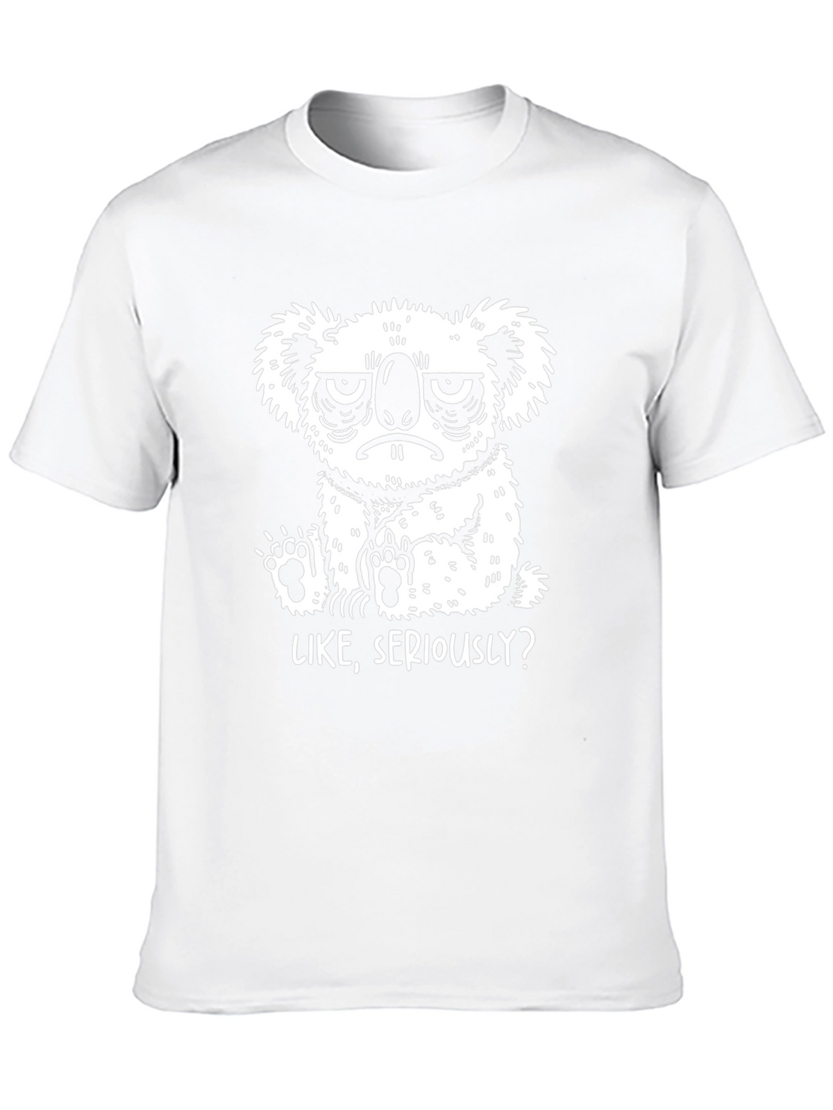 Grumpy Koala T-Shirt - Like Seriously?