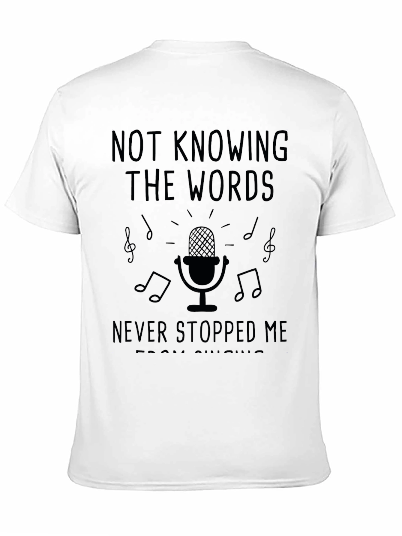 Karaoke King T-Shirt - Not Knowing the Words!