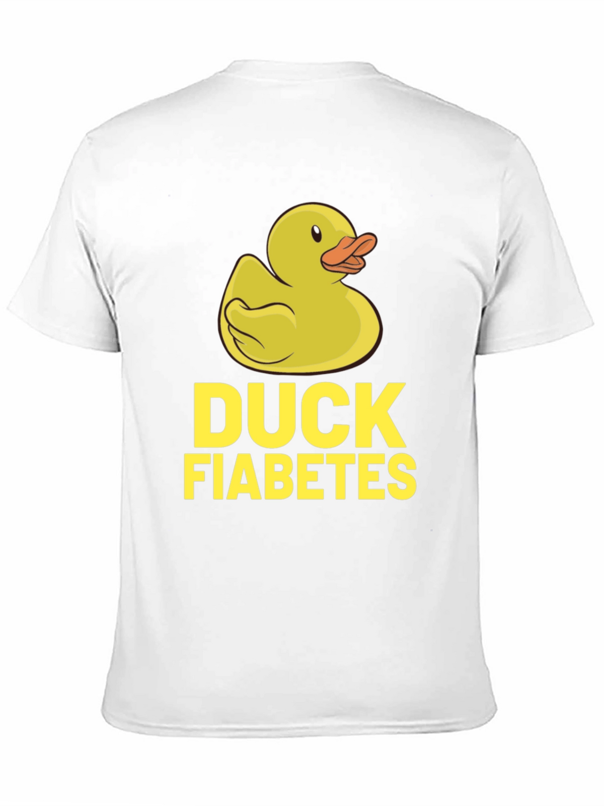 Duck Fiabetes T-Shirt - Funny Rubber Duckie Tee