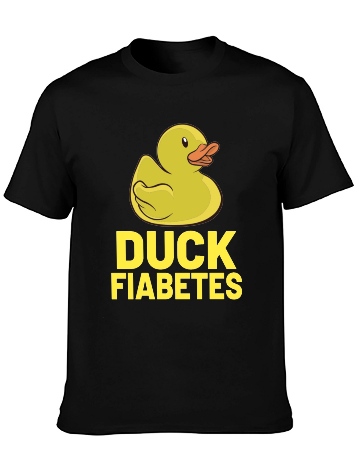 Duck Fiabetes T-Shirt - Funny Rubber Duckie Tee