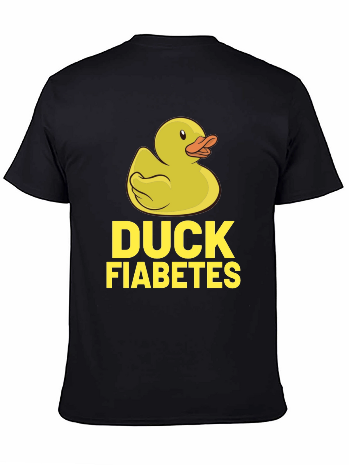Duck Fiabetes T-Shirt - Funny Rubber Duckie Tee