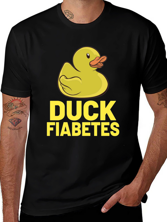 Duck Fiabetes T-Shirt - Funny Rubber Duckie Tee