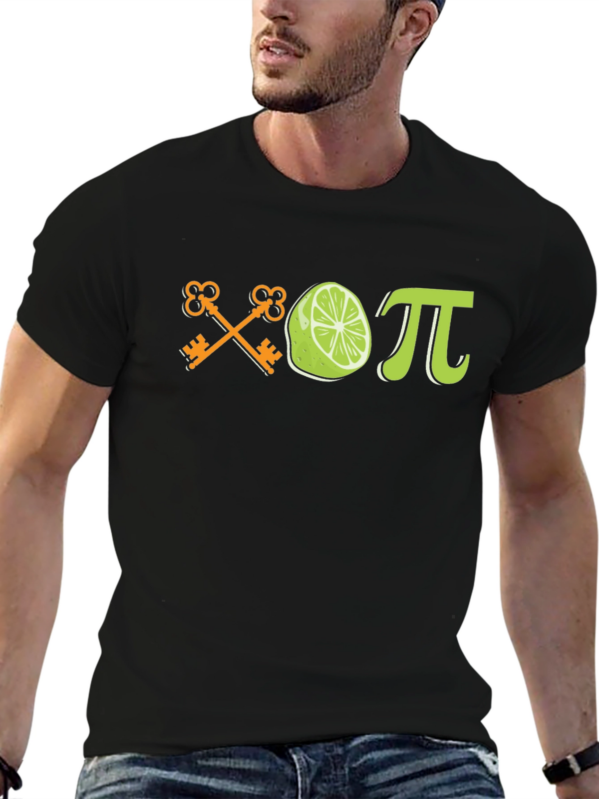 Keys Lime and Pi Graphic Tee