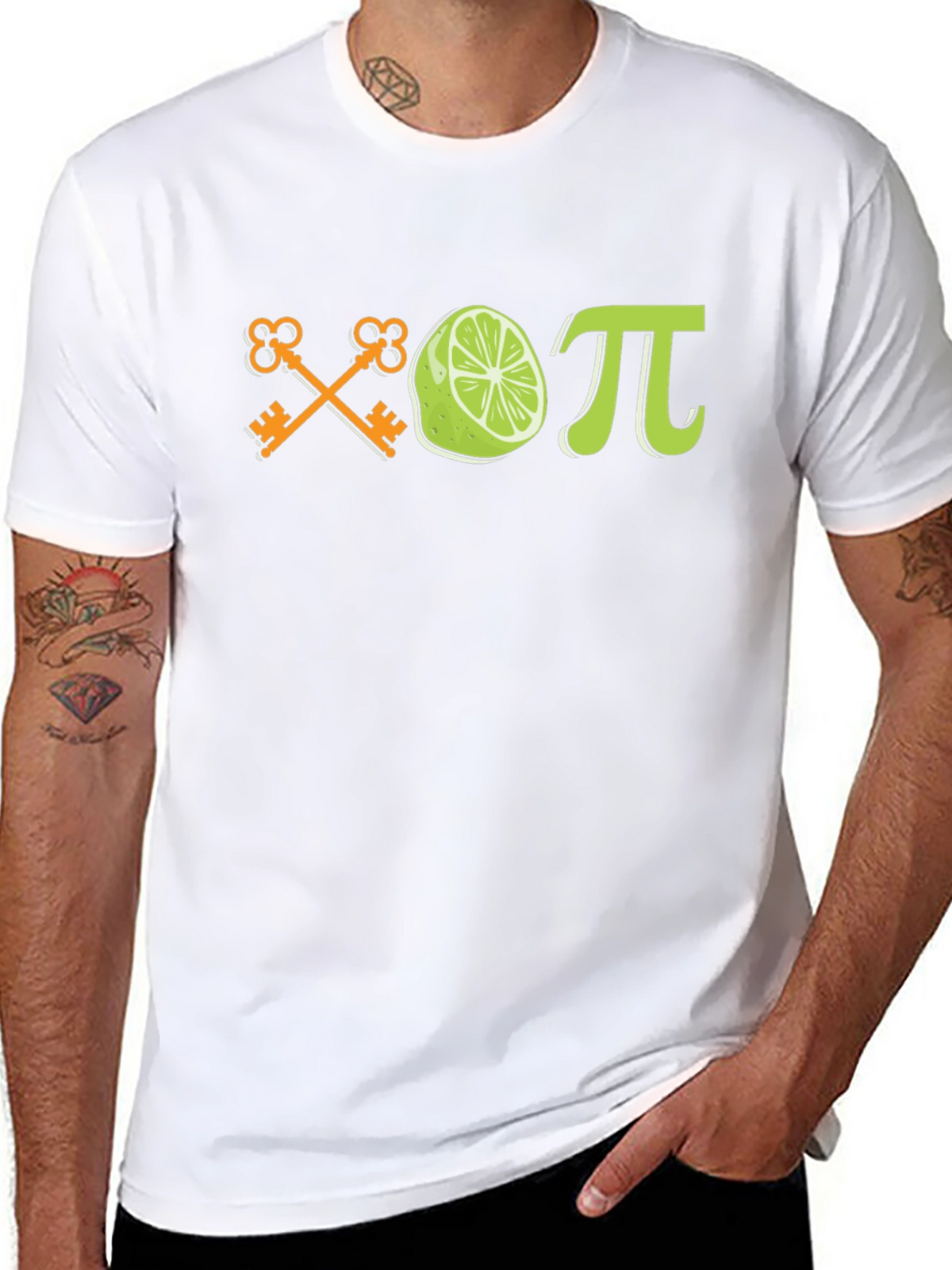 Keys Lime and Pi Graphic Tee