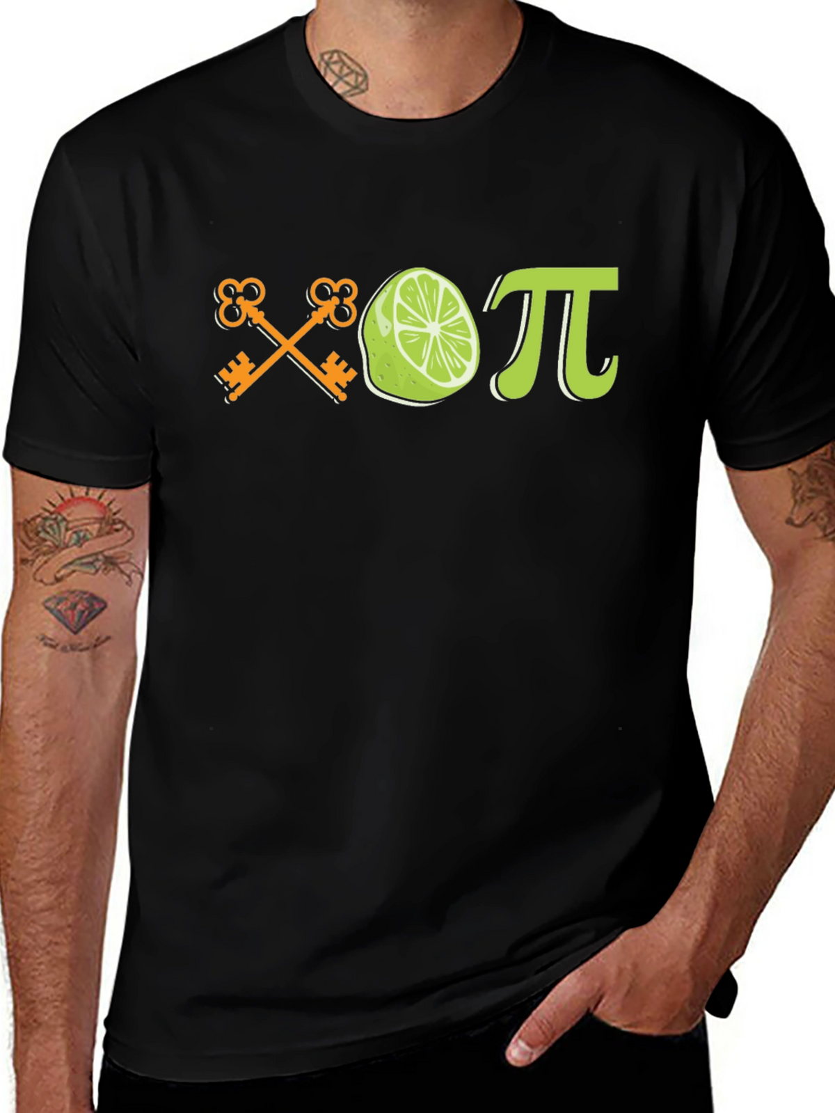 Keys Lime and Pi Graphic Tee