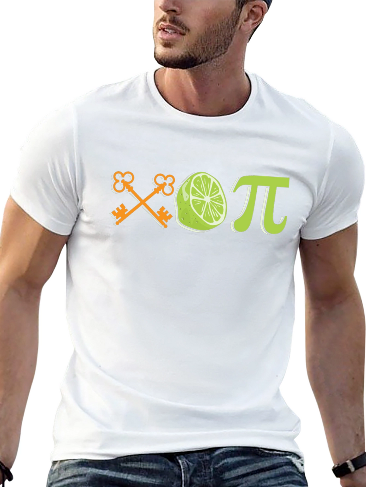 Keys Lime and Pi Graphic Tee