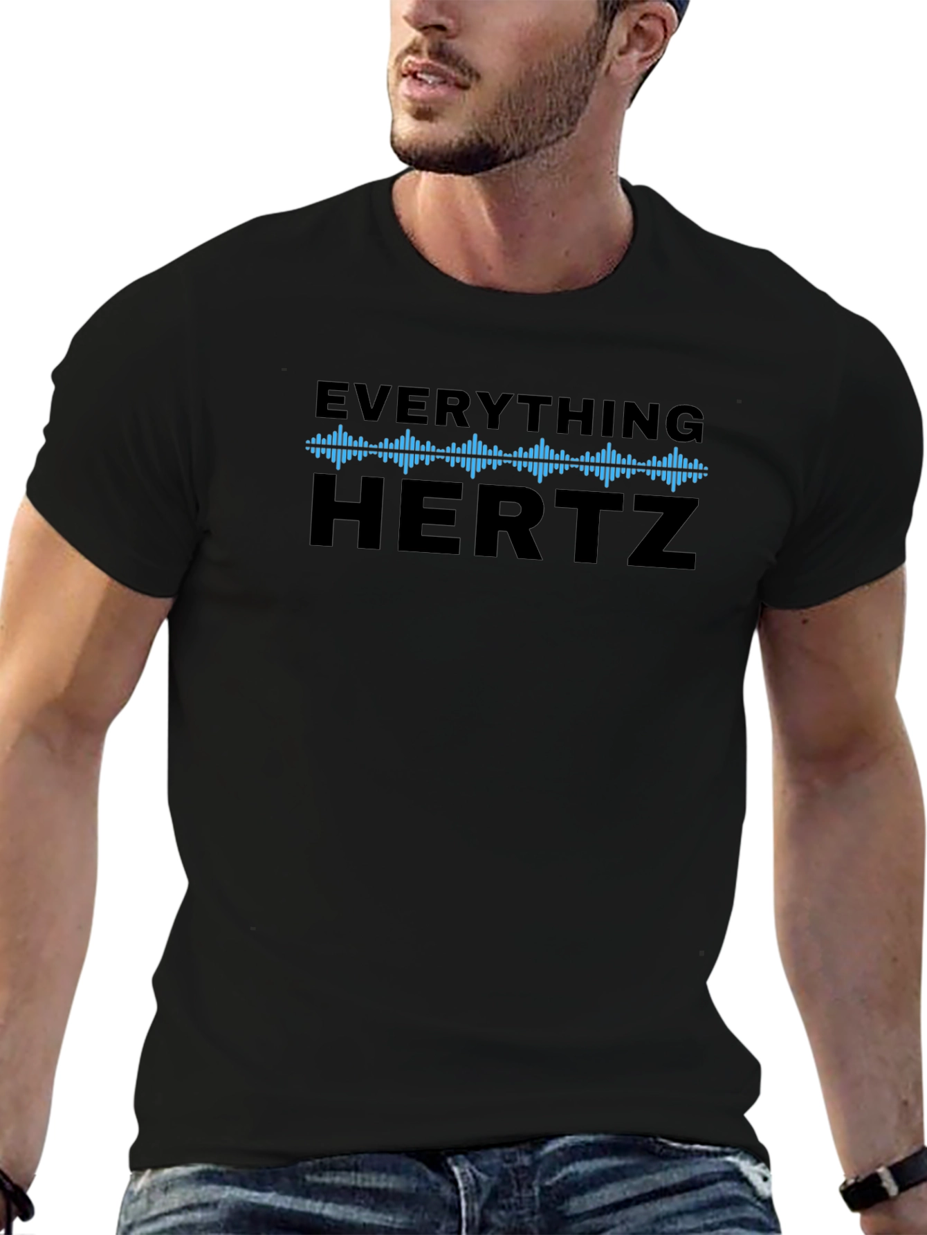 Everything Hertz Black Graphic Tee
