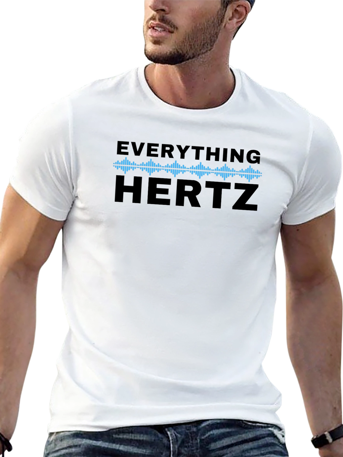 Everything Hertz Black Graphic Tee