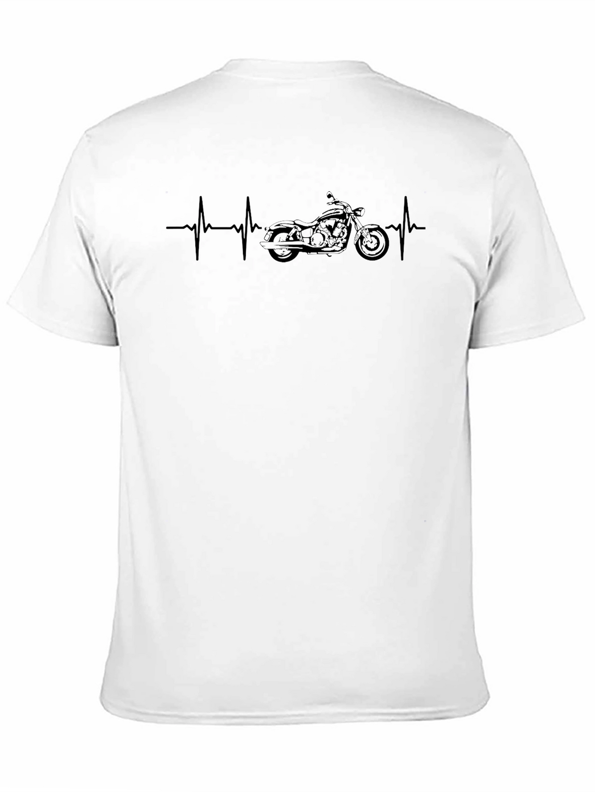 Motorcycle Heartbeat T-Shirt - Ride Your Passion