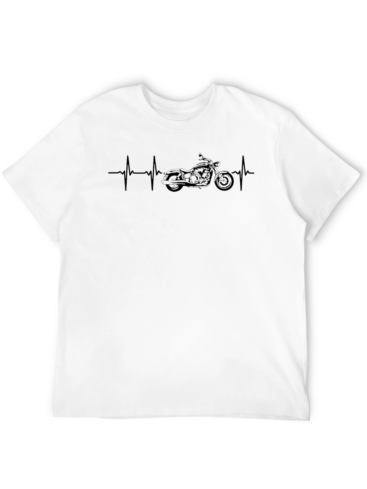 Motorcycle Heartbeat T-Shirt - Ride Your Passion