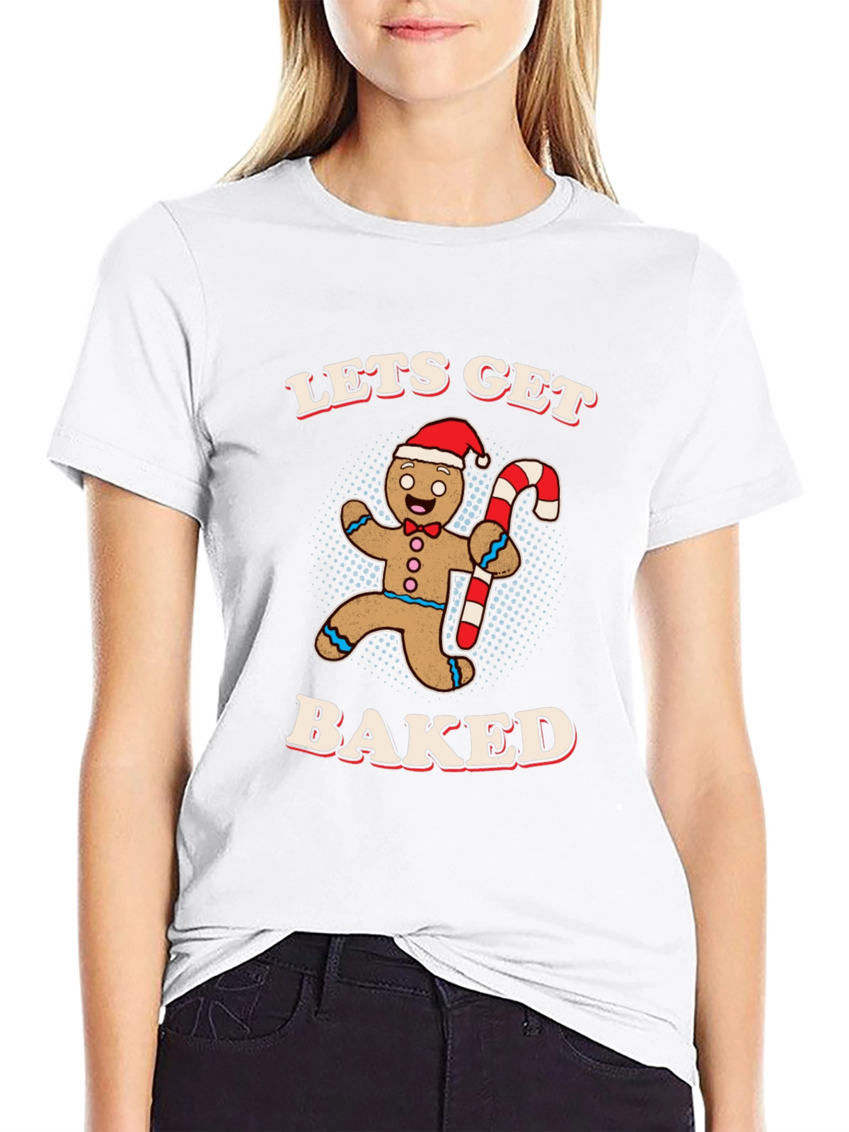 Lets Get Baked Gingerbread Man T-Shirt