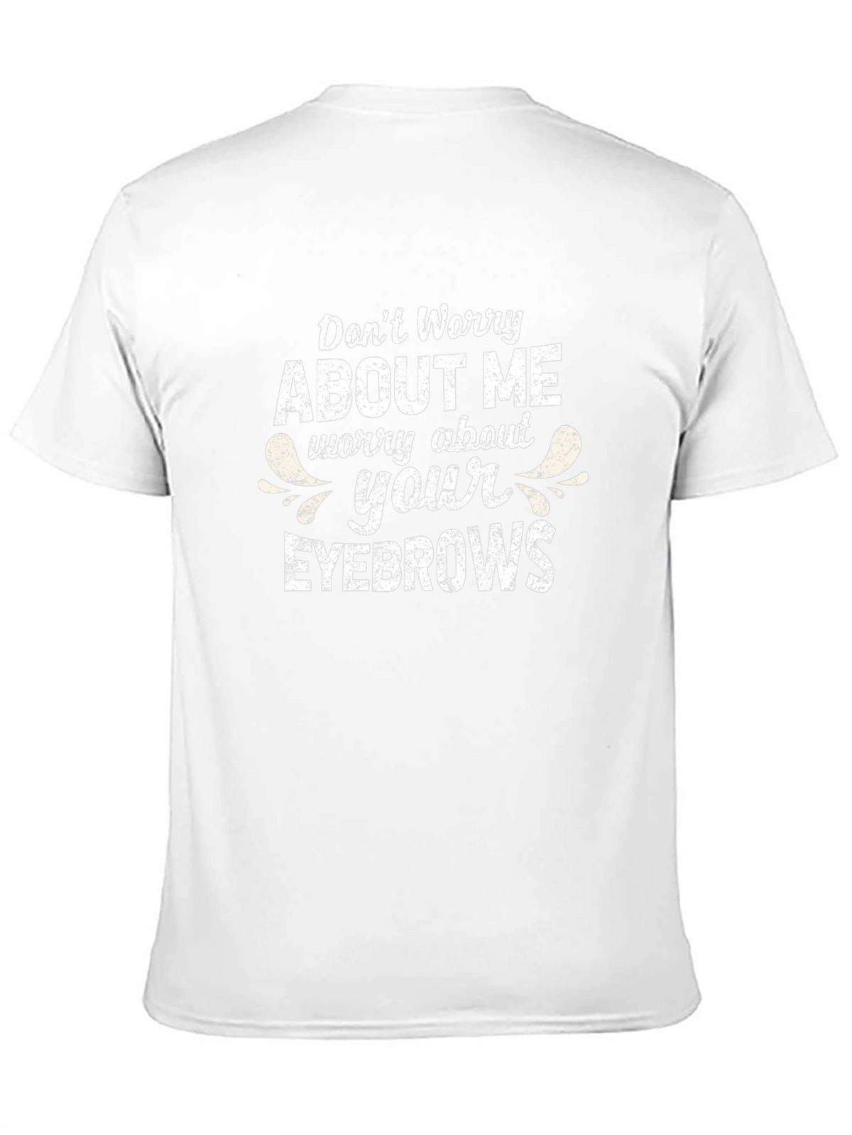 Funny Eyebrow Graphic Tee - Unisex Black T-Shirt