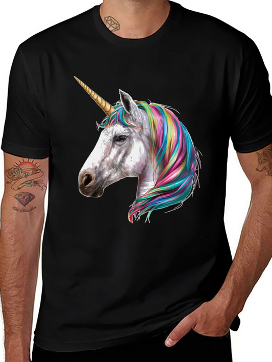 Unicorn Graphic Tee - Colorful Fantasy Shirt