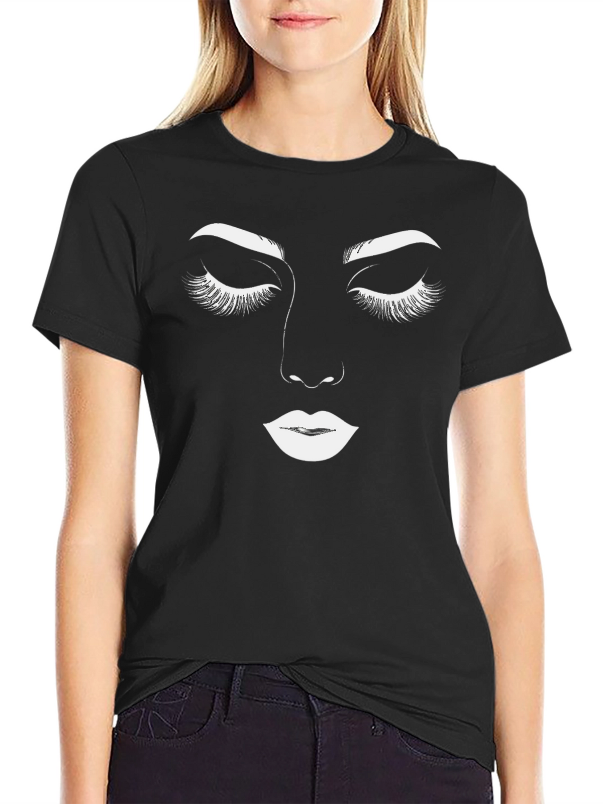 Minimalist Face Graphic Tee
