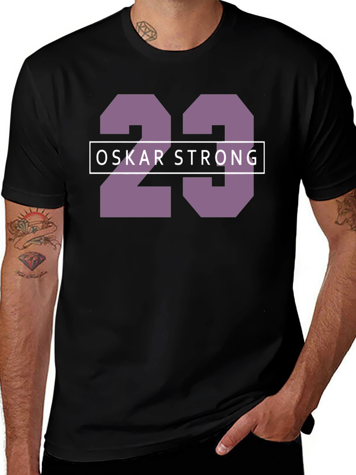 Oskar Strong 23 T-Shirt - Black