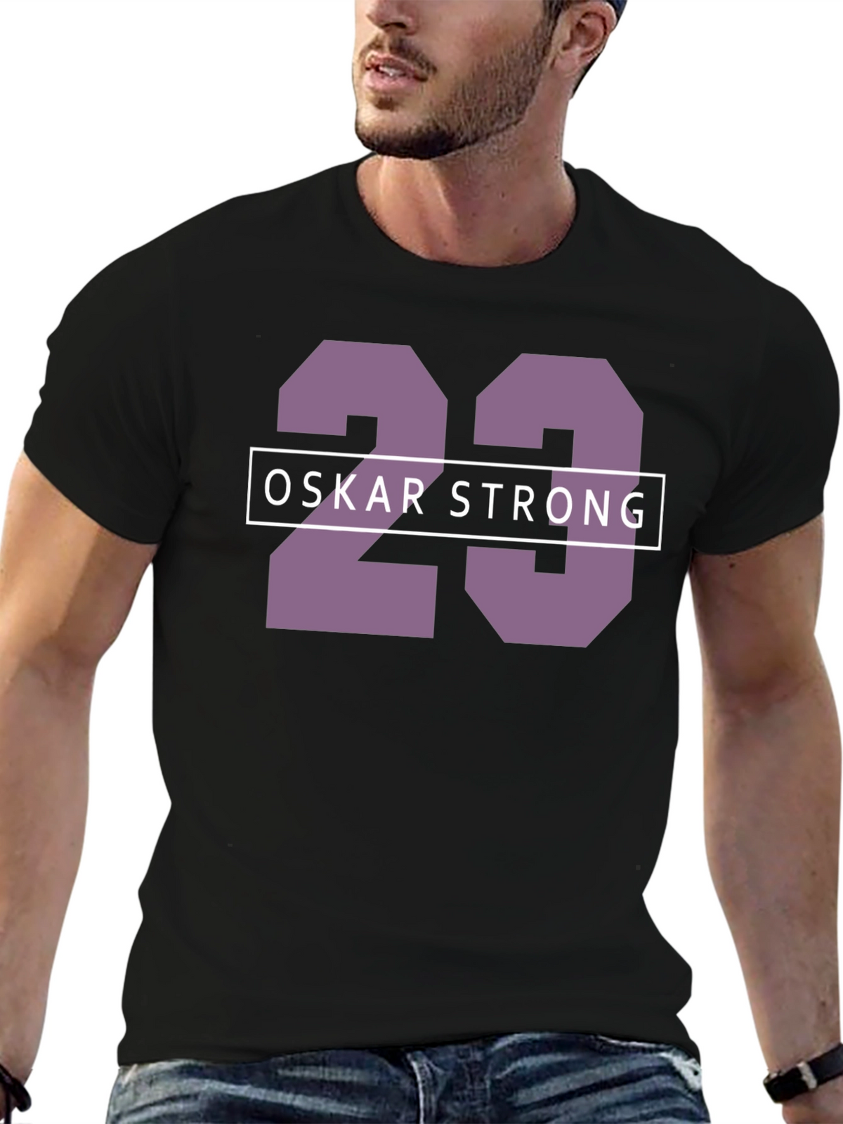 Oskar Strong 23 T-Shirt - Black