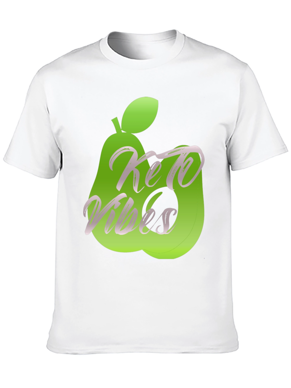 Keto Vibes Graphic Tee - Avocado Design