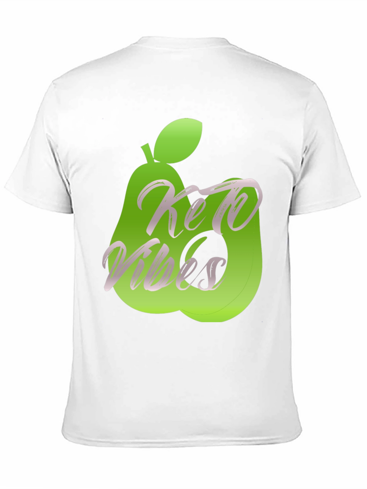 Keto Vibes Graphic Tee - Avocado Design