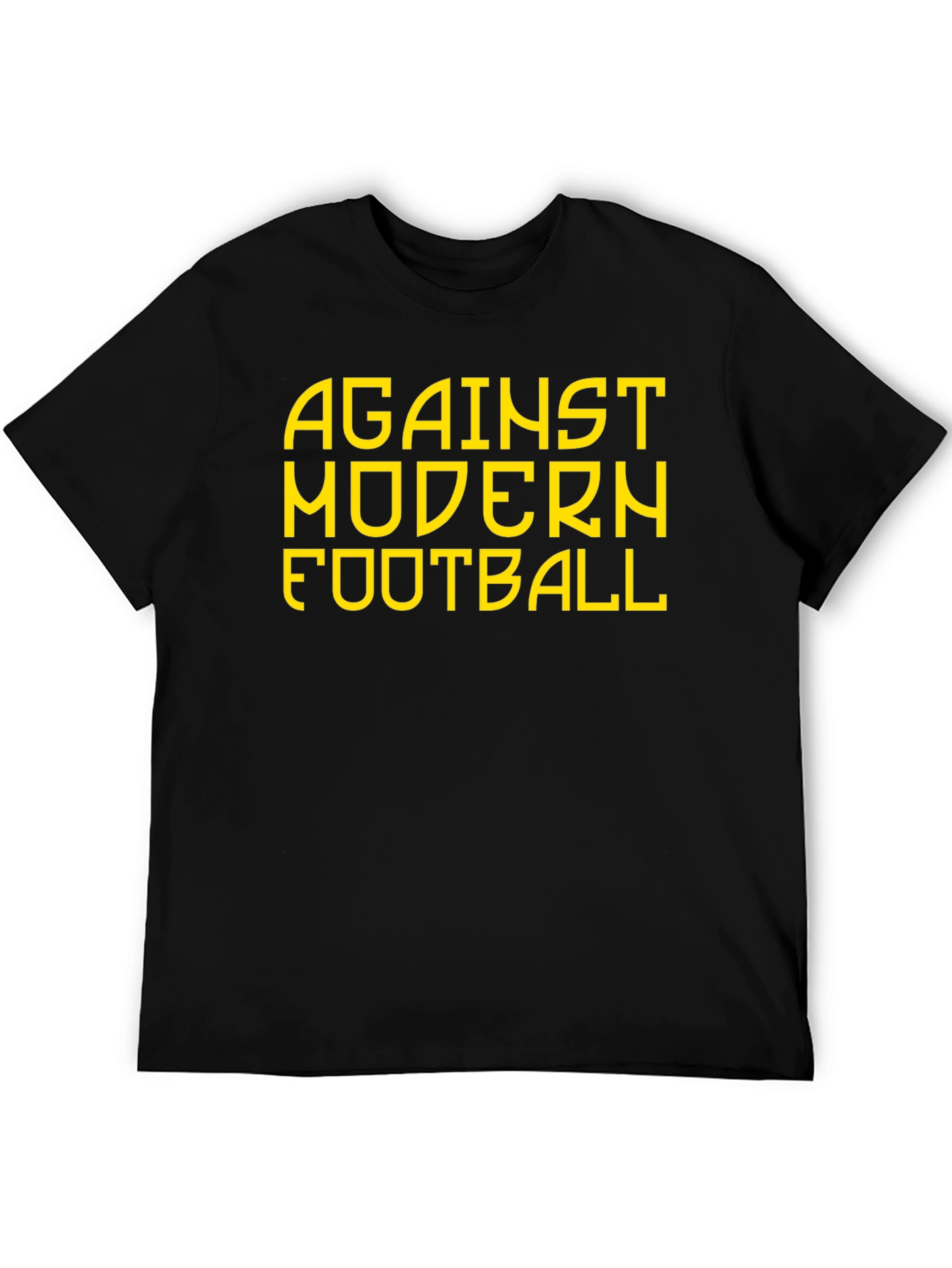 Against Modern Football Graphic Tee - Black
