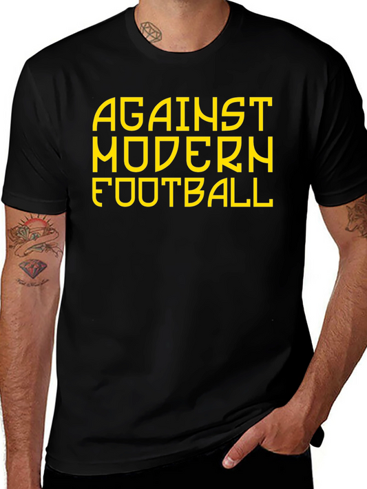 Against Modern Football Graphic Tee - Black