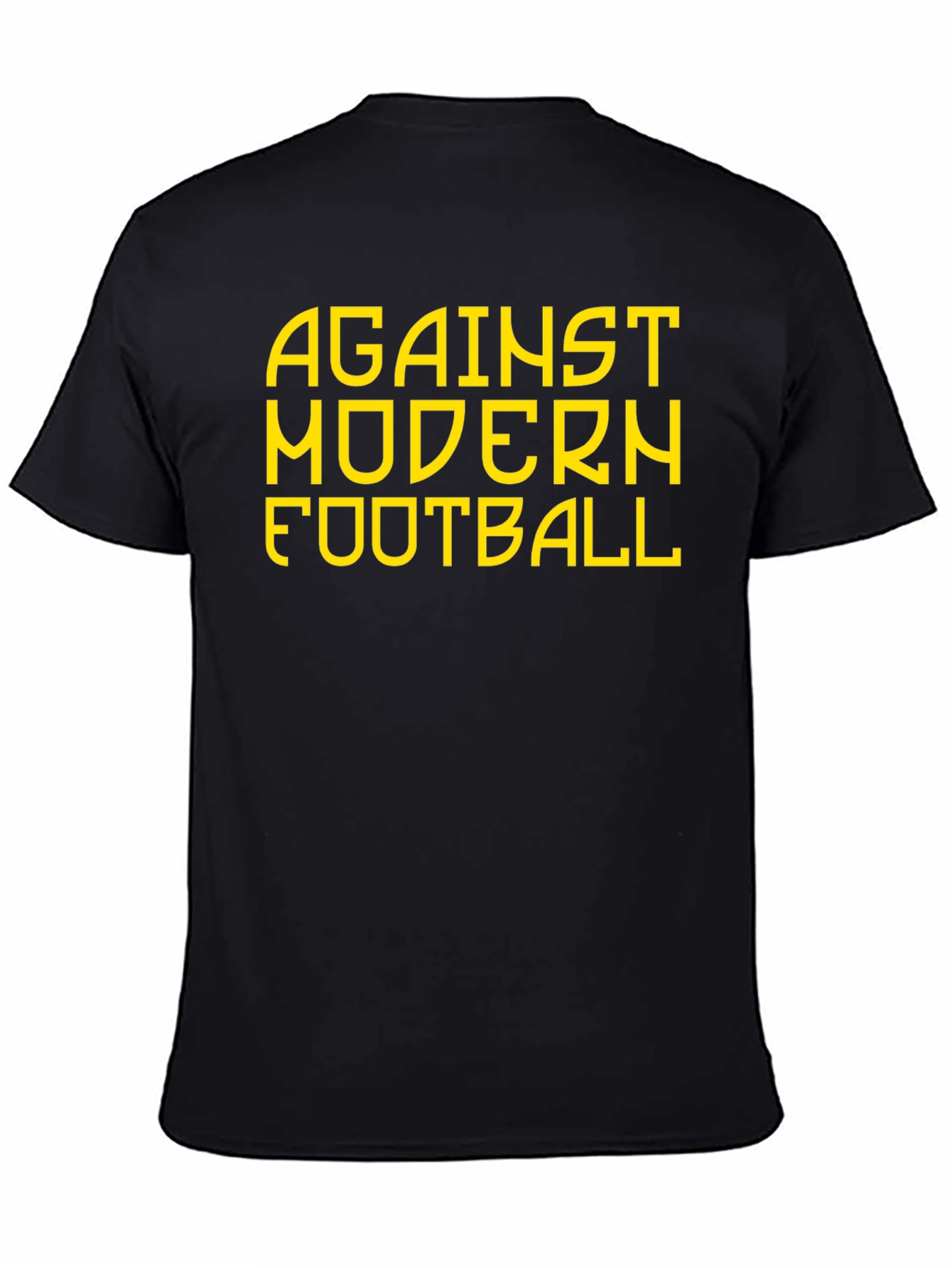 Against Modern Football Graphic Tee - Black